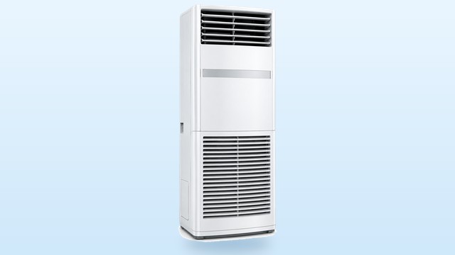 Floor-standing AC unit for commercial spaces